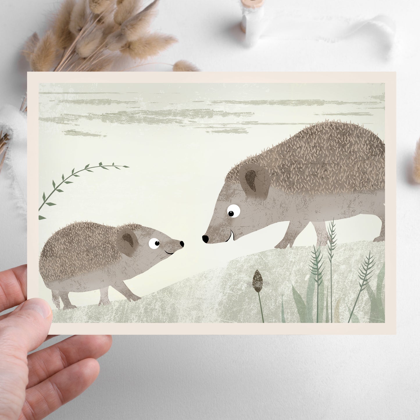Postkarte Igel