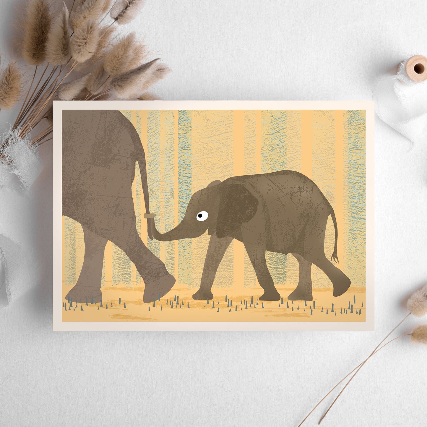 postkarte-elefant