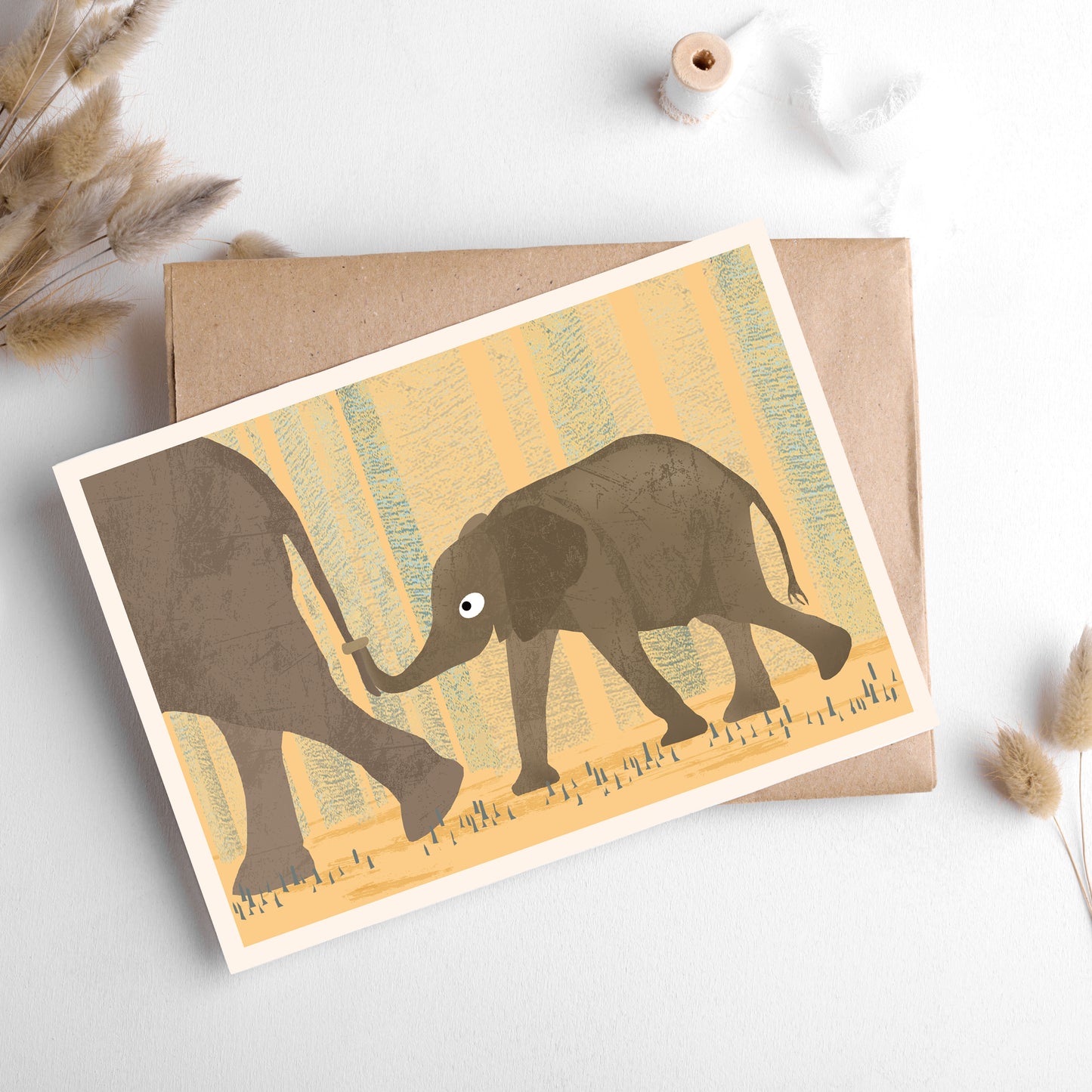 postkarte-elefant