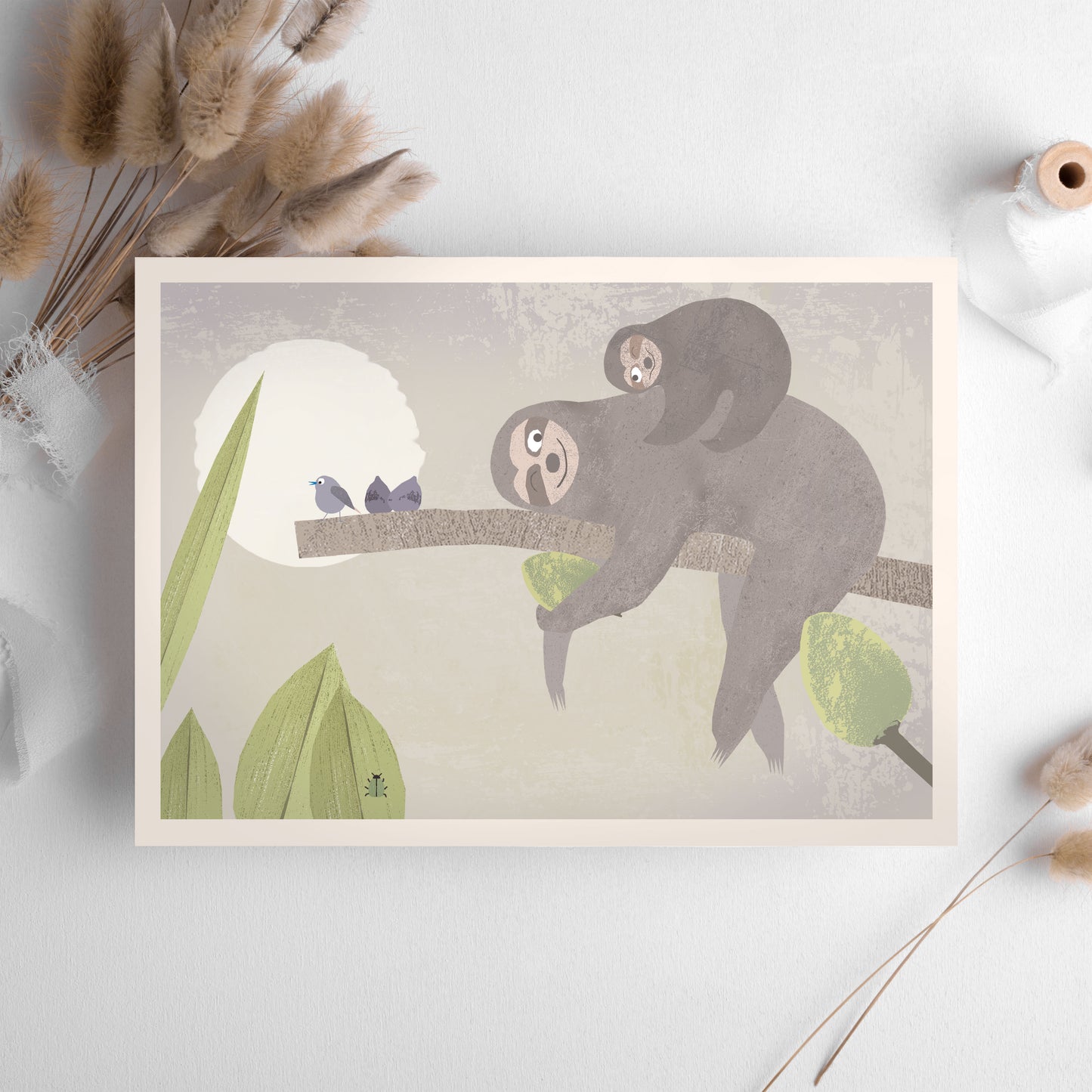 postkarte-faultier