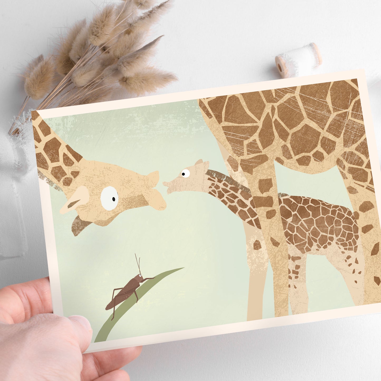 postkarte-giraffe