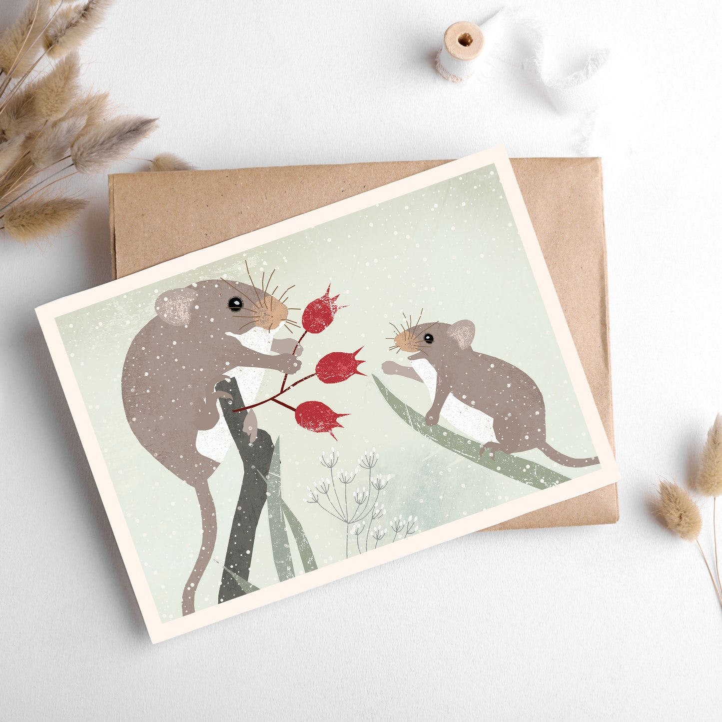 postkarte-maus-weihnachten