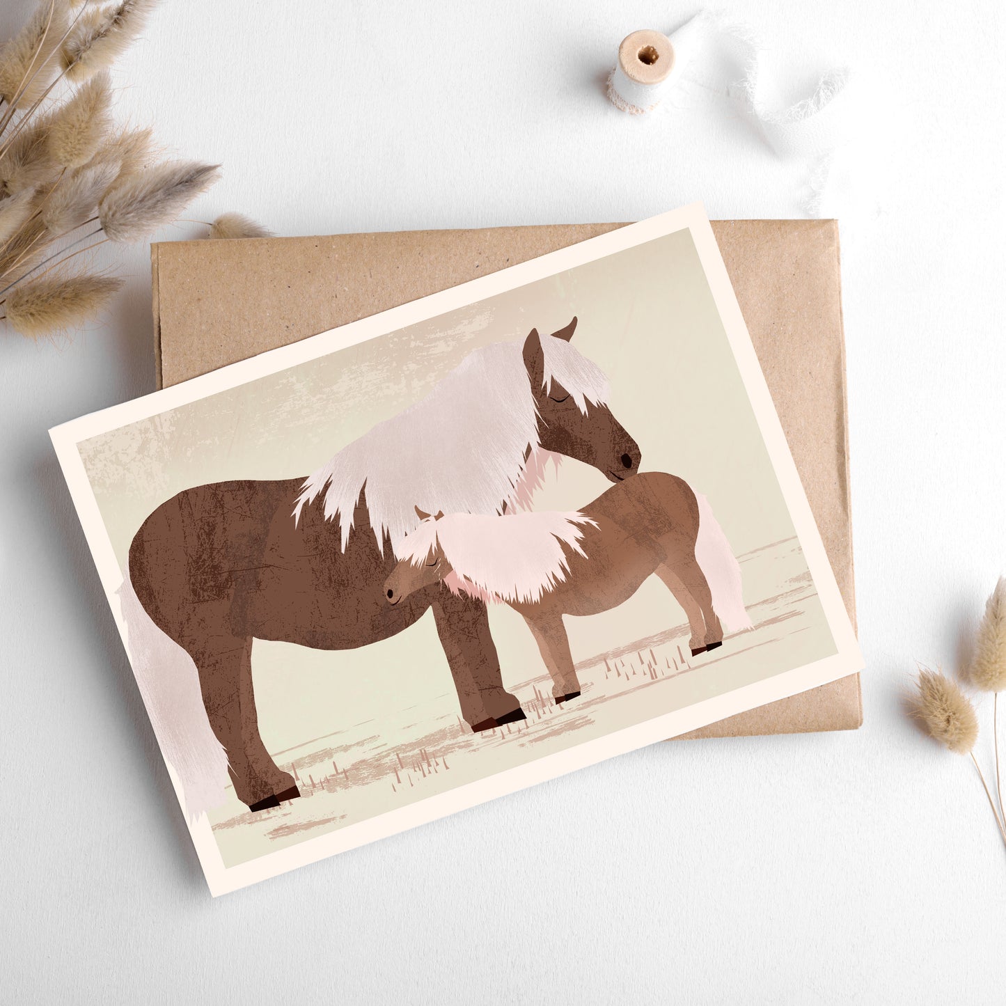postkarte-pferd