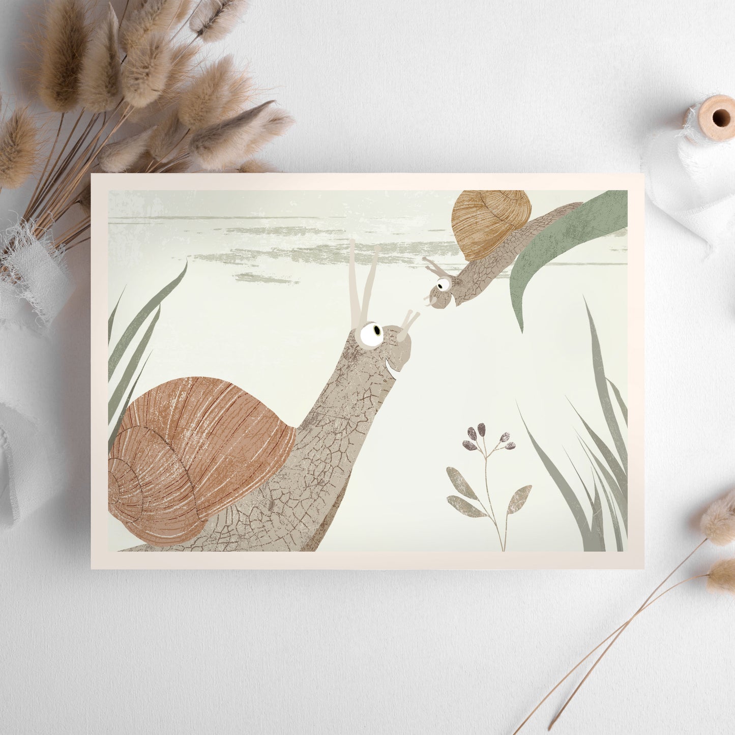 postkarte-schnecke