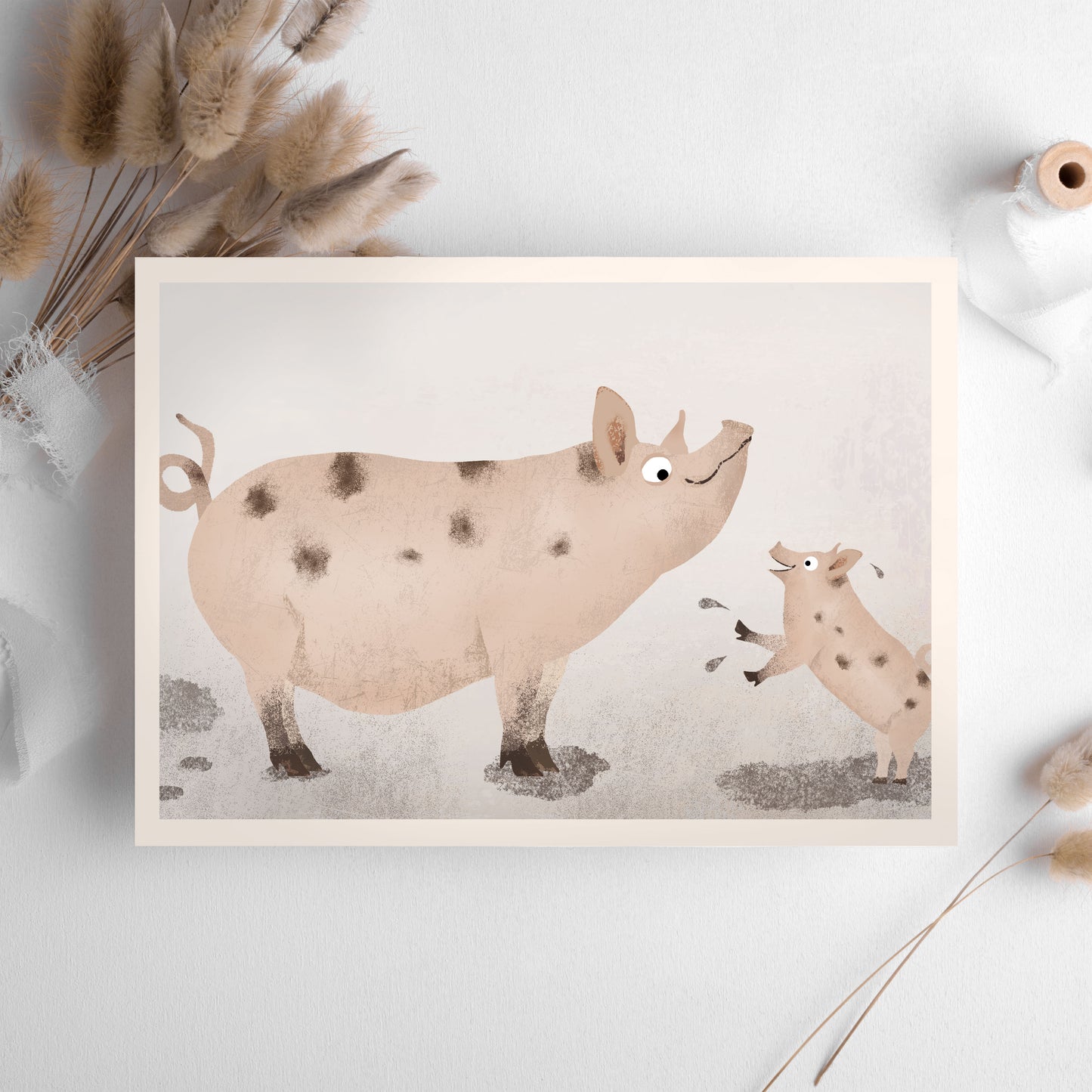 postkarte-schwein