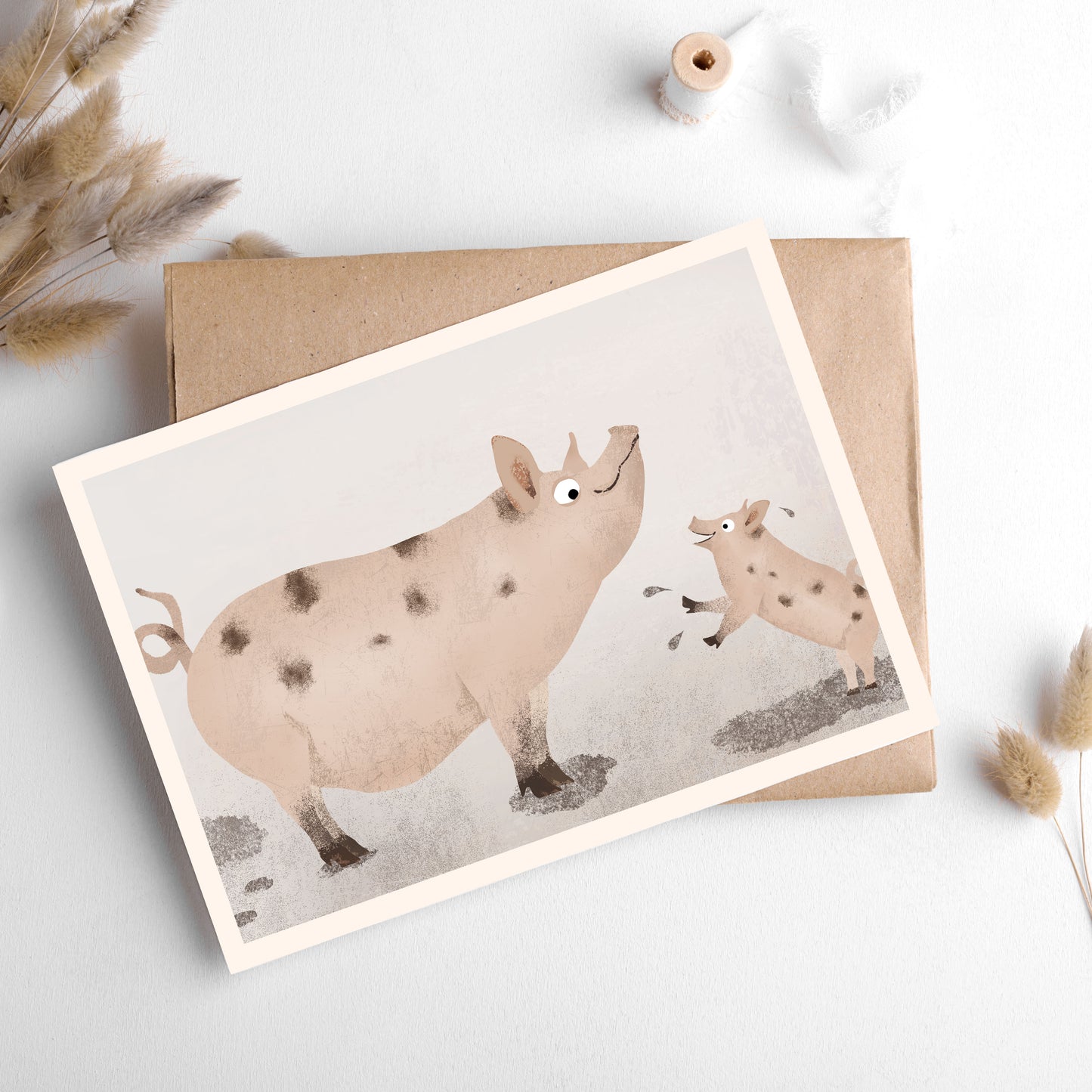 postkarte-schwein