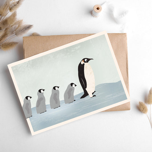 postkarte-pinguin