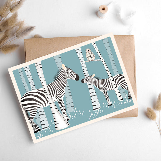 postkarte-zebra